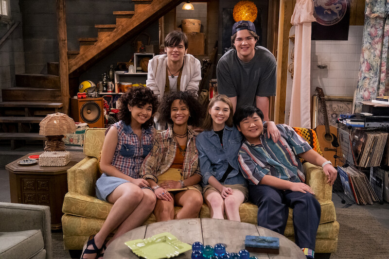 From left: Mace Coronel, Maxwell Acee Donovan, Sam Morelos, Callie Haverda, Ashley Aufderheide and Reyn Doi . 