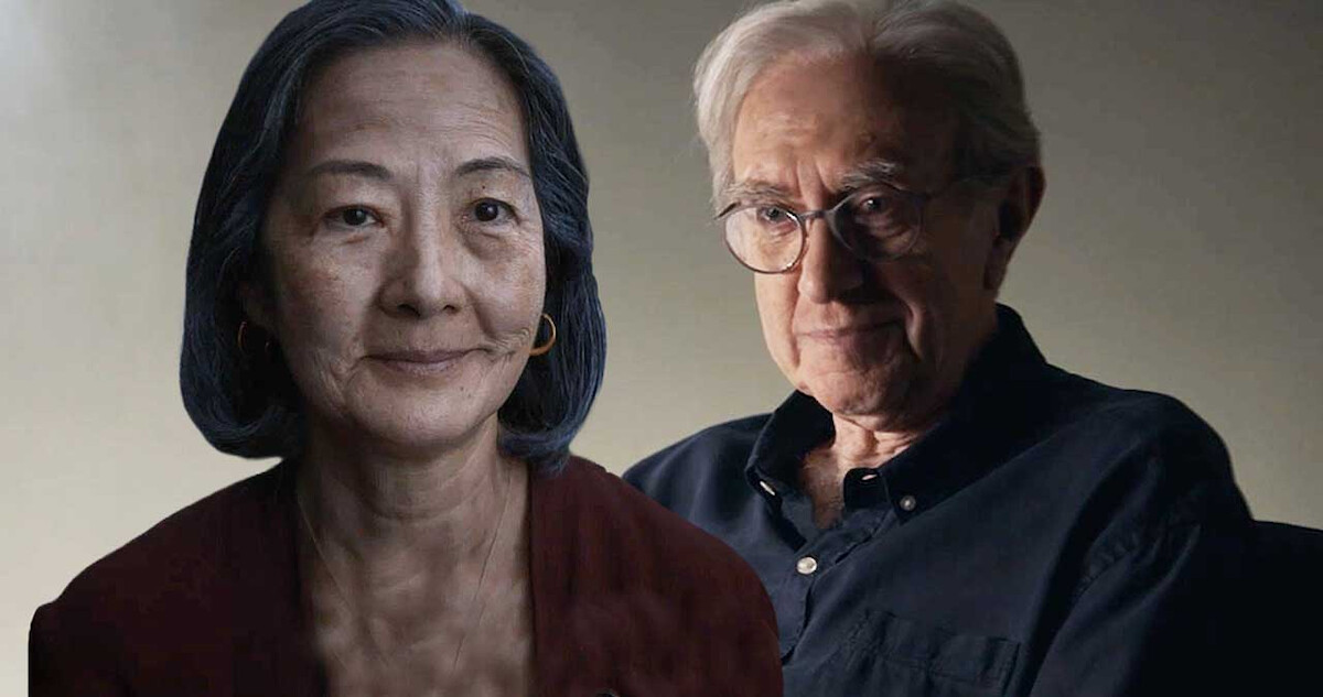 Rosalind Chao como Ye Wenjie e Jonathan Pryce como Mike Evans em ‘O Problema dos 3 Corpos’.
