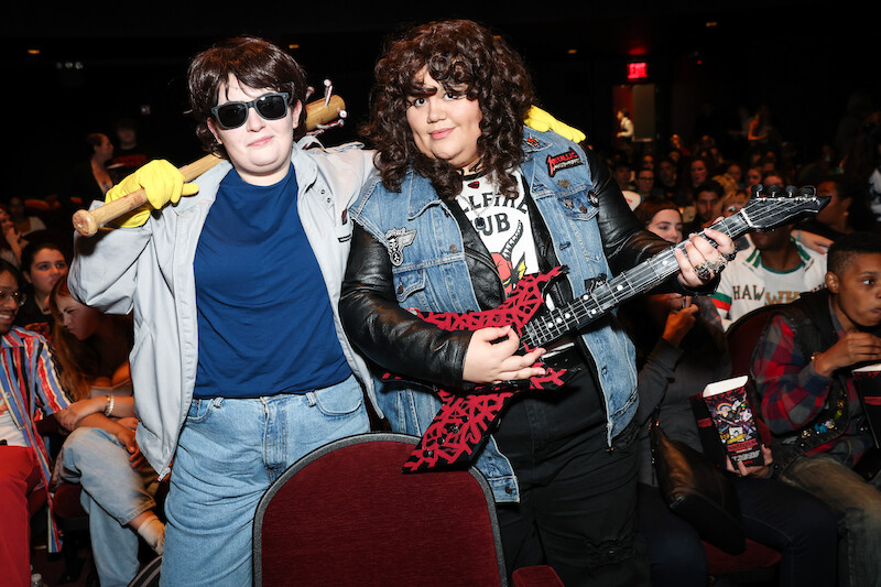 Behold, Steddie at the New York City screening for Stranger Things Day.
