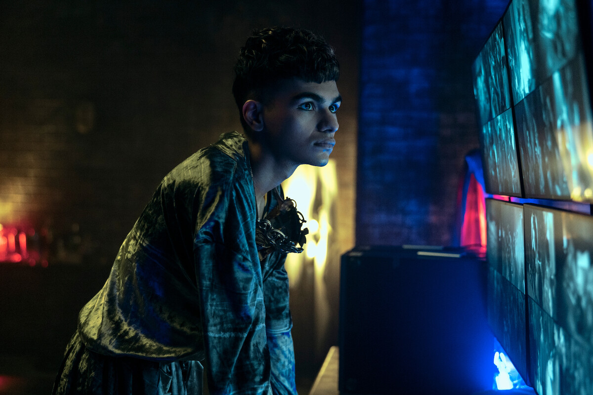 Sauriyan Sapkota as Prospero Usher in Episode 2 of ‘The Fall of the House of Usher.’