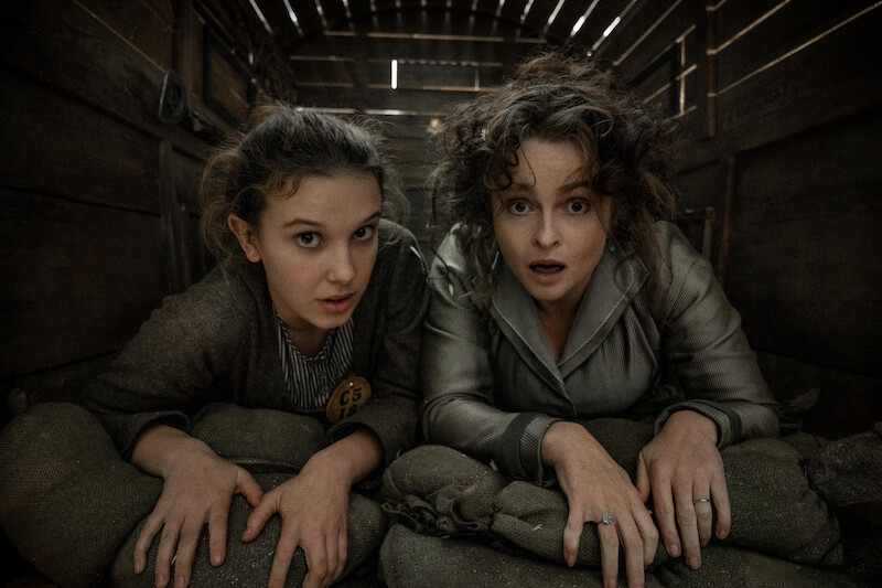 Millie Bobby Brown and Helena Bonham-Carter - ‘Enola Holmes 2‘ First Look Photos