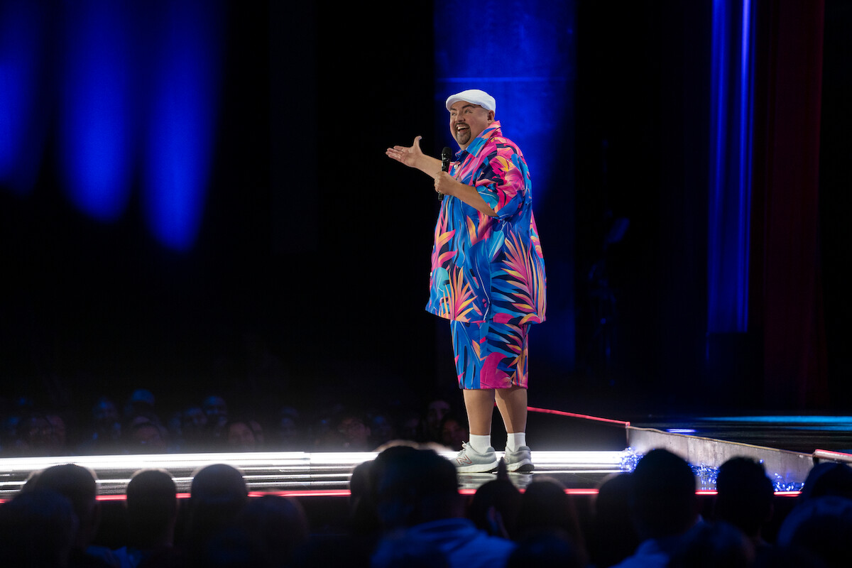 Gabriel Iglesias on stage during his special ‘Gabriel Iglesias: Legend of Fluffy’