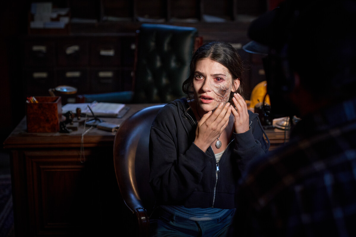 Ella Rubin in an image from the film ‘Until Dawn’