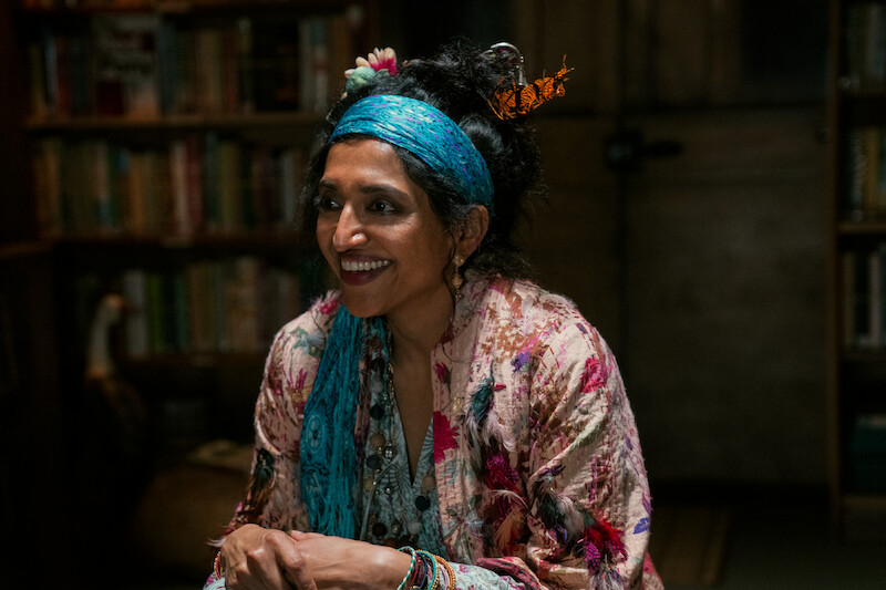 Sindhu Vee as kindly librarian Mrs. Phelps.