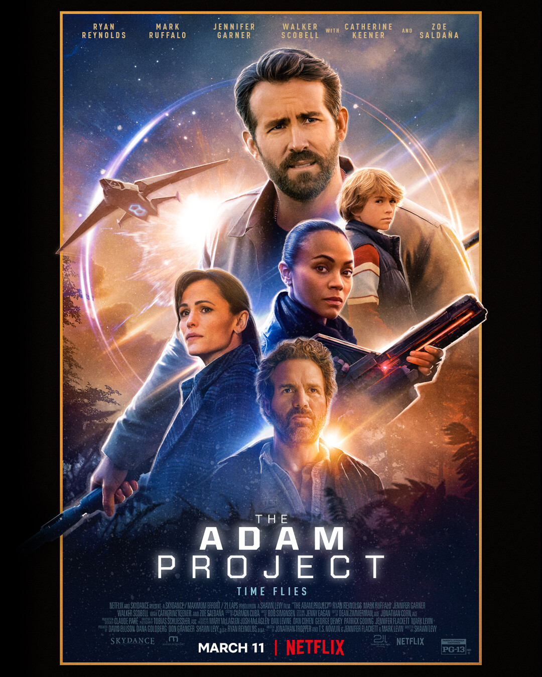 Inline Image: The Adam Project Trailer Sends Its Star-Studded Cast Time Traveling Inline Image