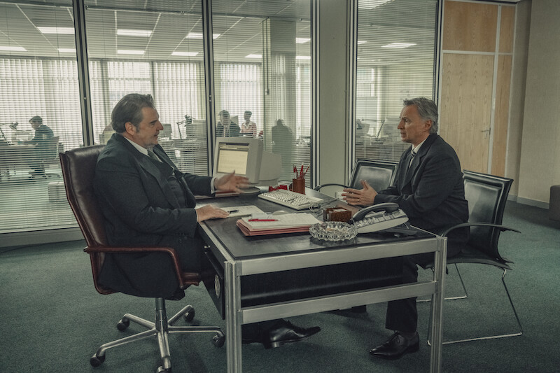 Brendan Coyle Roy, Robert Carlyle as Sam in Episode 3 of 'Toxic Town'.