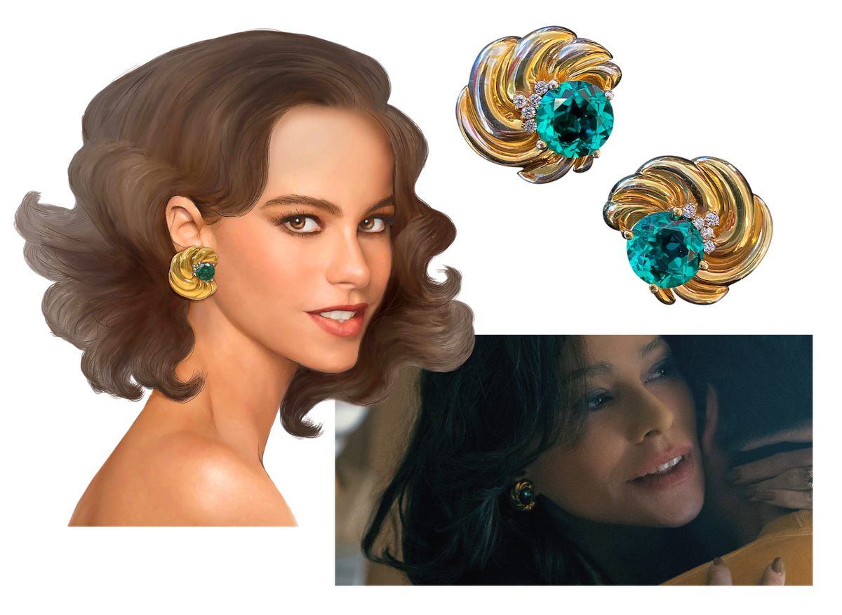Earring sketches from Griselda.