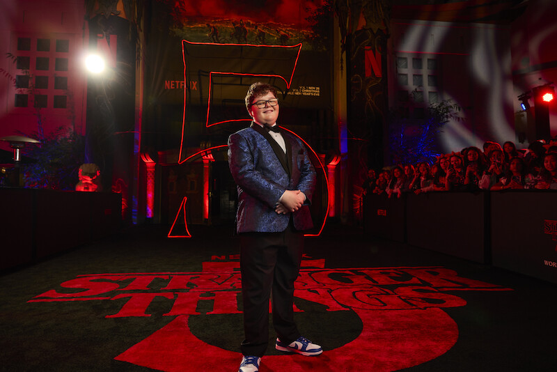 Jake Connelly attends the 'Stranger Things 5' World Premiere.