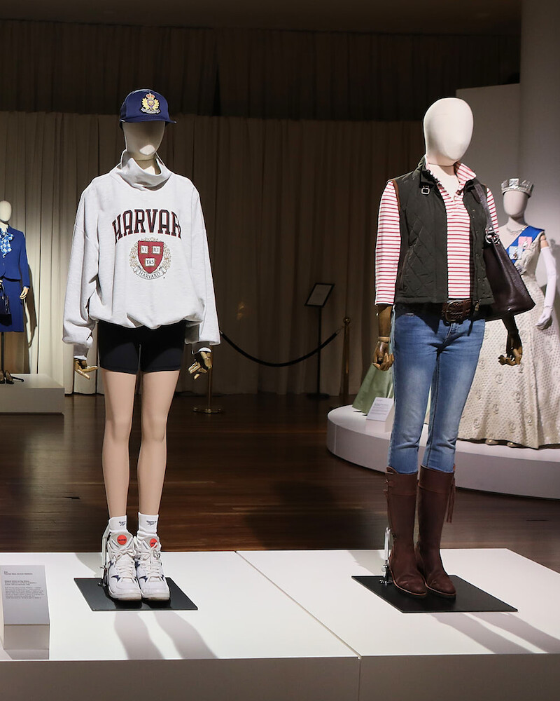 The Crown Season 6 Premiere Costume Retrospective Exhibition.
