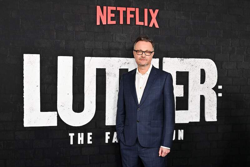 Director Jamie Payne attends the US premiere of Luther: The Fallen Sun in New York City.