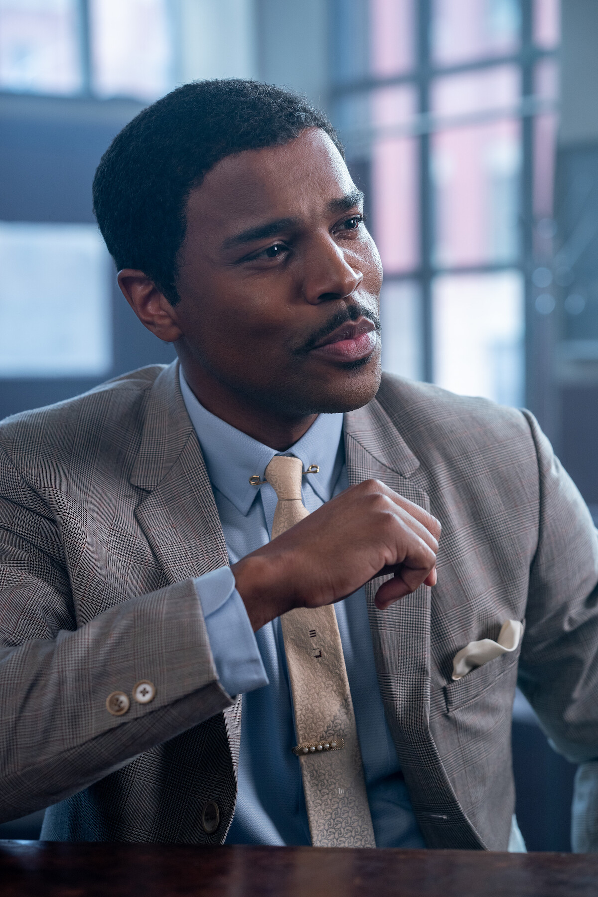 Johnny Ramey as Elias Taylor in ‘Rustin’