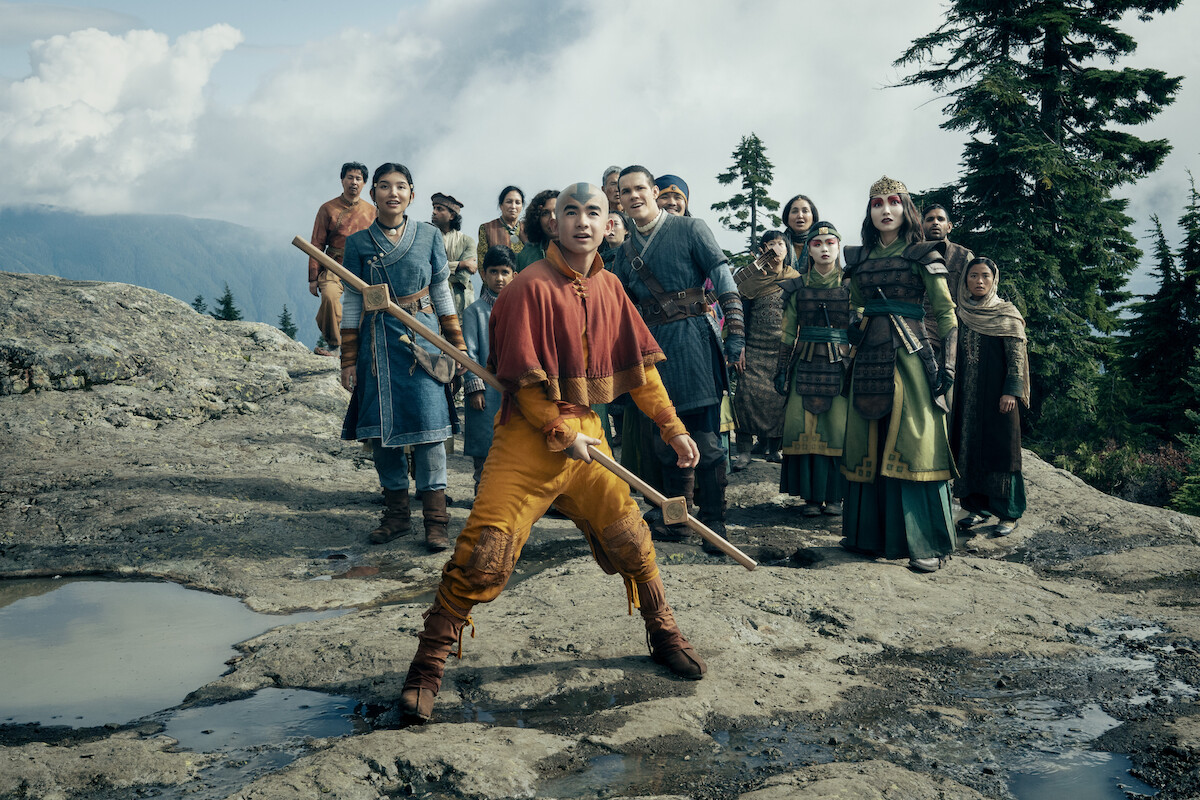 Gordan Cormier as Aang in season 2 of ‘Avatar: The Last Airbender’