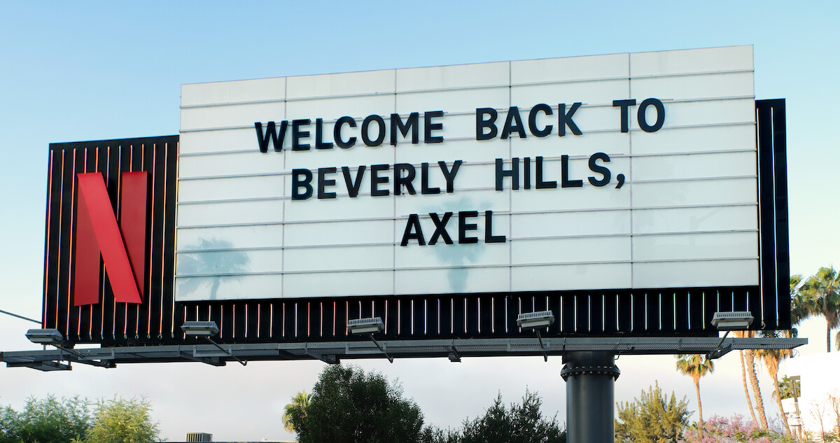 Beverly Hills Cop Axel F Sunset Blvd Marquee - ‘Welcome Back to Beverly Hills Axel’