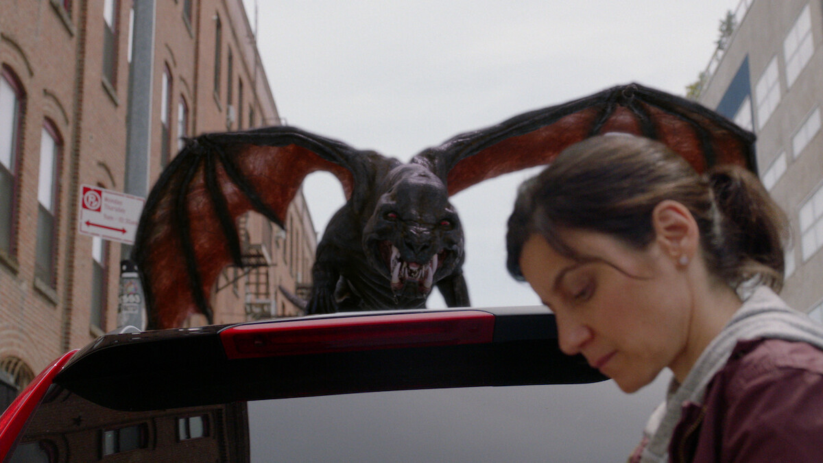 A gargoyle.