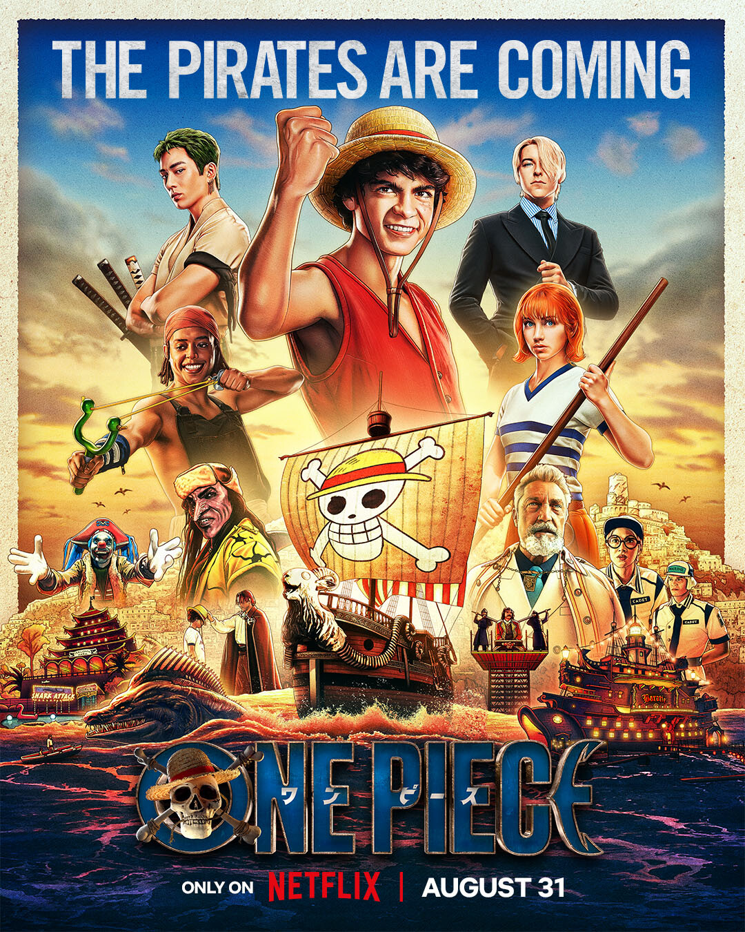 ‘ONE PIECE’ illustrated key art