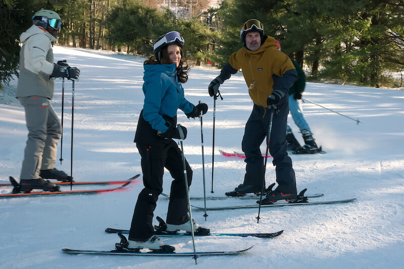 Tina Fey as Kate and Will Forte as Jack in 'The Four Seasons'.
