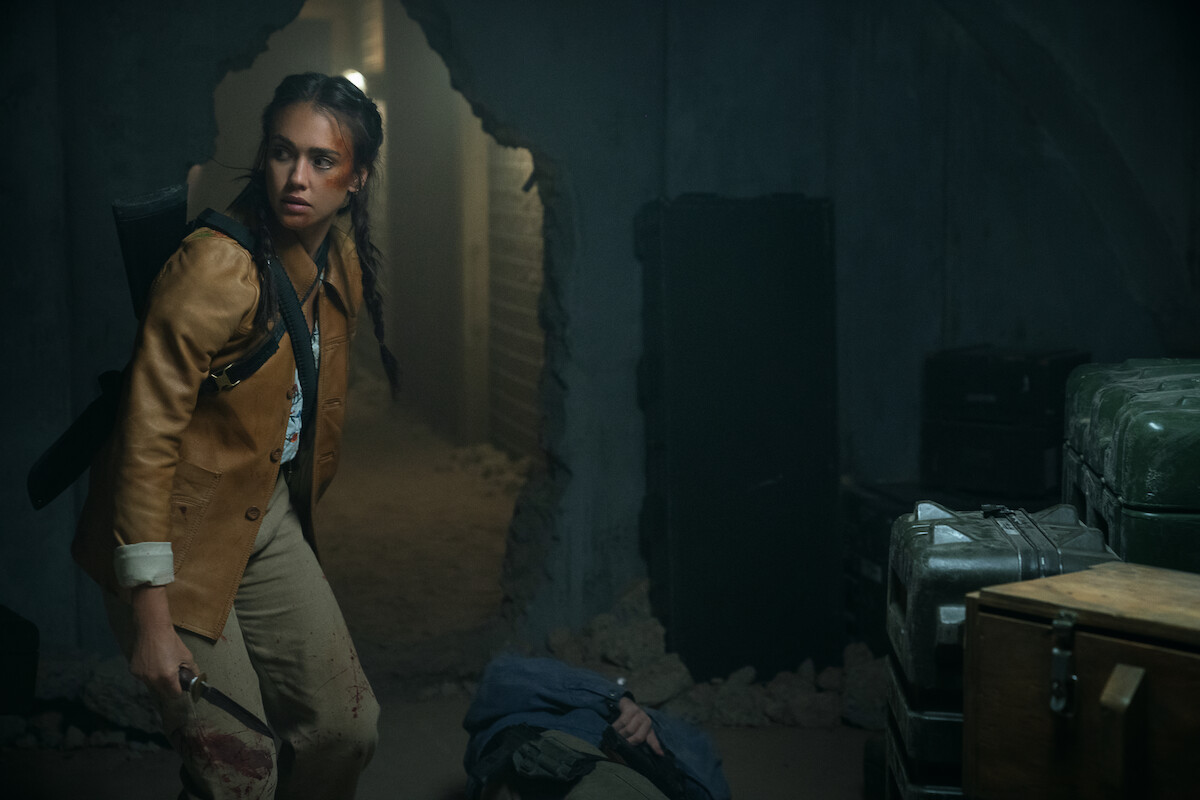 Jessica Alba as Parker in ‘Trigger Warning’