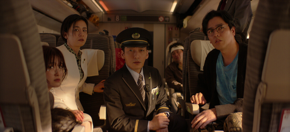 passengers in the bullet train