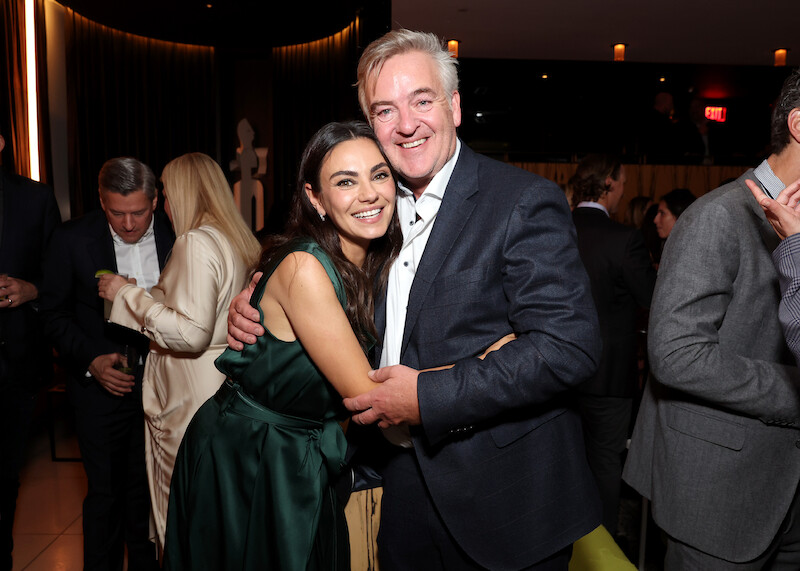 Mila Kunis and Mike Barker