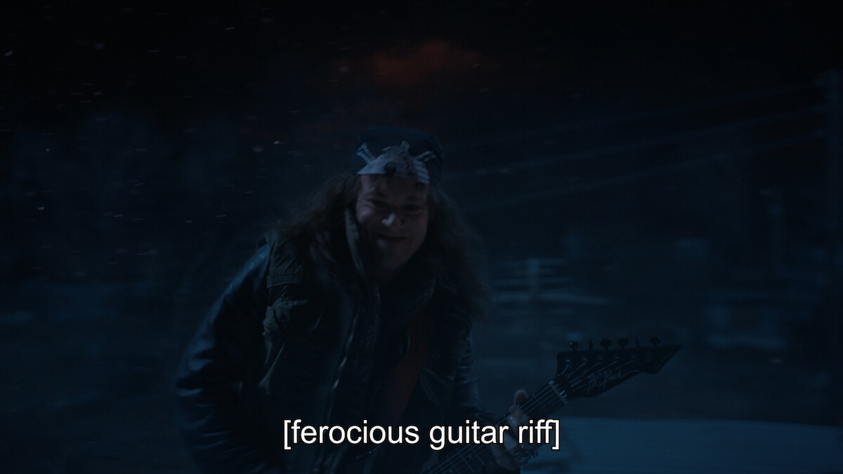 ‘Stranger Things’ Season 4 Subtitles ‘Ferocious guitar riff’
