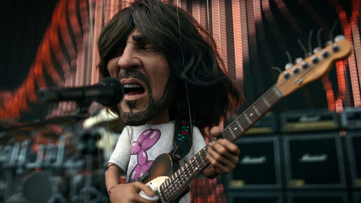 Red Hot Chili Peppers as marionettes in “Can’t Stop” from ‘Love, Death, + Robots’ Volume 4