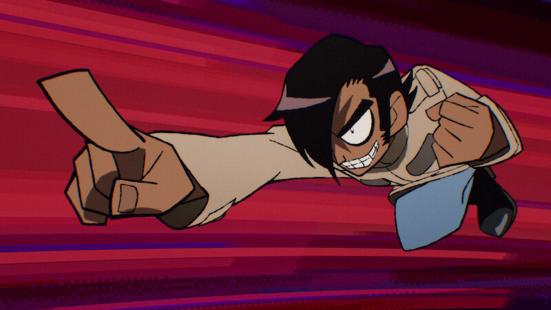 Satya Bhabha as Matthew Patel in Scott Pilgrim Takes Off. 
