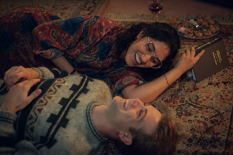 Ambika Mod and Leo Woodall star in 'One Day'.