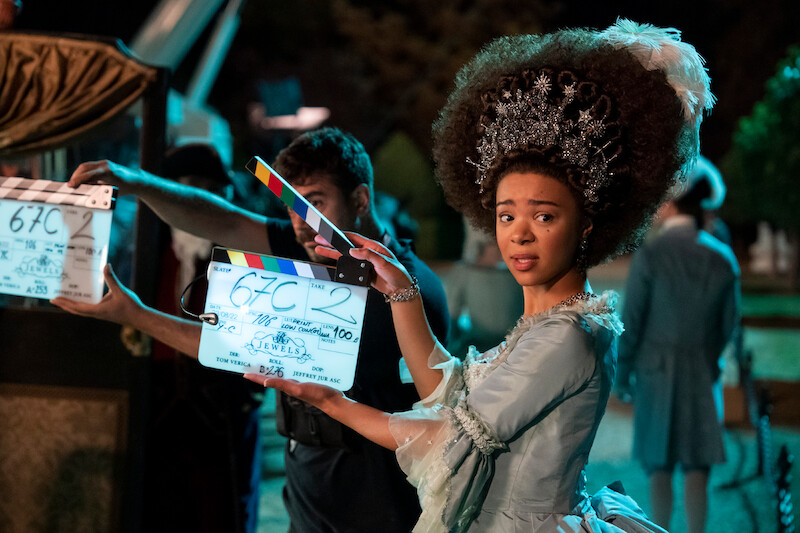 India Amarteifio as Young Queen Charlotte