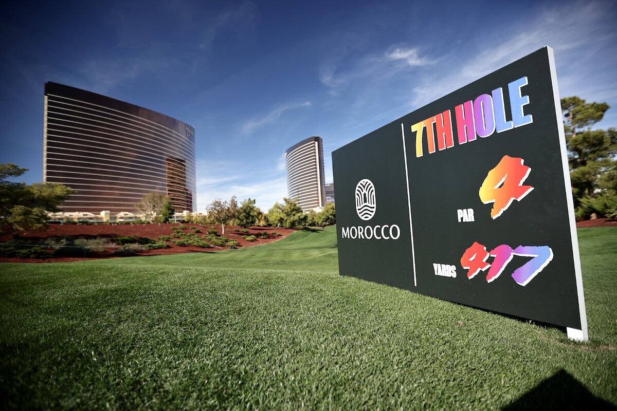 Hole 7 at The Netflix Cup.