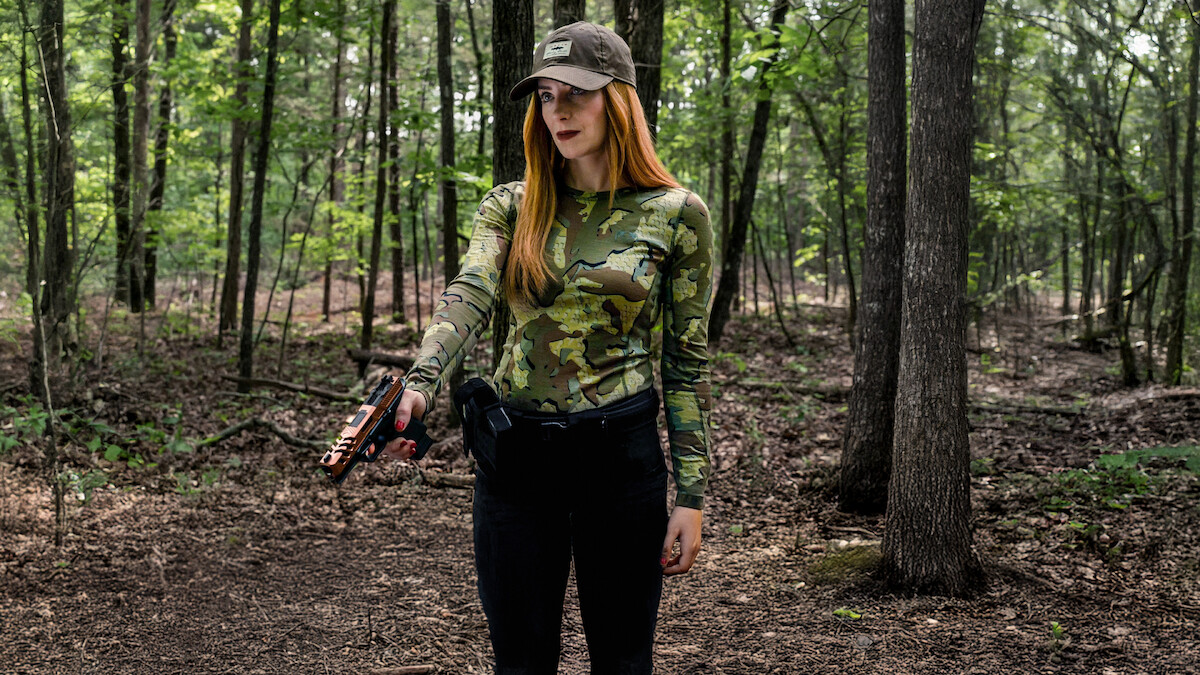 Jaime Ray Newman as Callie in ‘The Hunting Wives.’