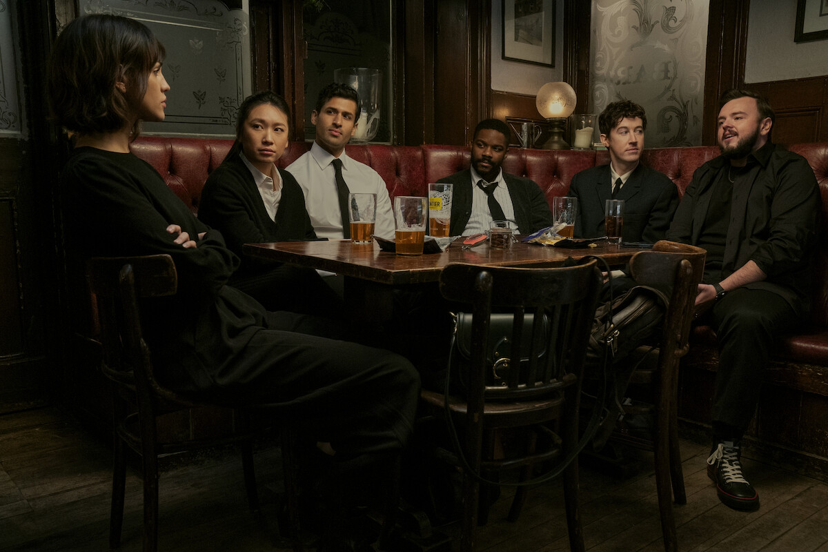 Eiza González as Auggie Salazar, Jess Hong as Jin Cheng, Saamer Usmani as Raj Varma, Jovan Adepo as Saul Durand, Alex Sharp as Will Downing, John Bradley as Jack Rooney in ‘3 Body Problem’