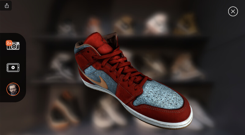 A sneaker option in 'Lupin Experience' 