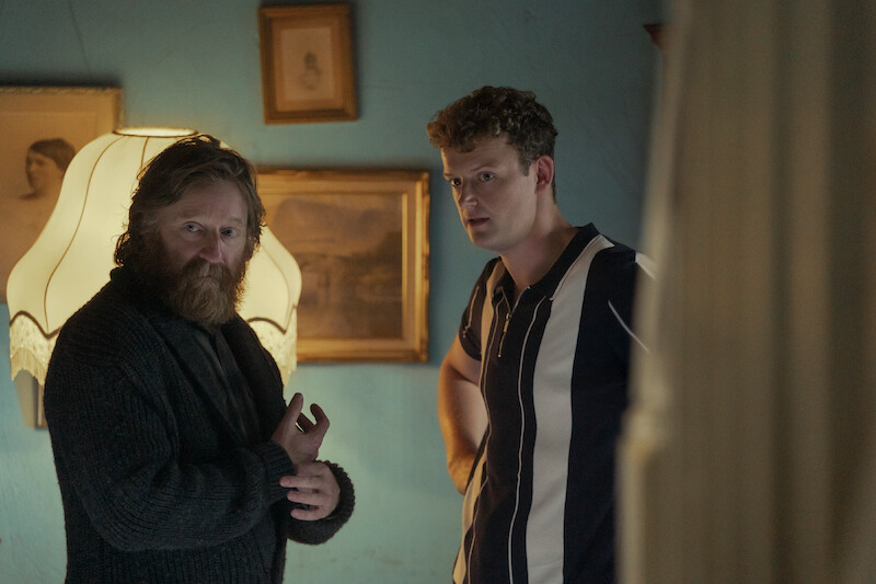 David Wilmot as Seamus and Chris Walley as Sean in 'Bodkin'