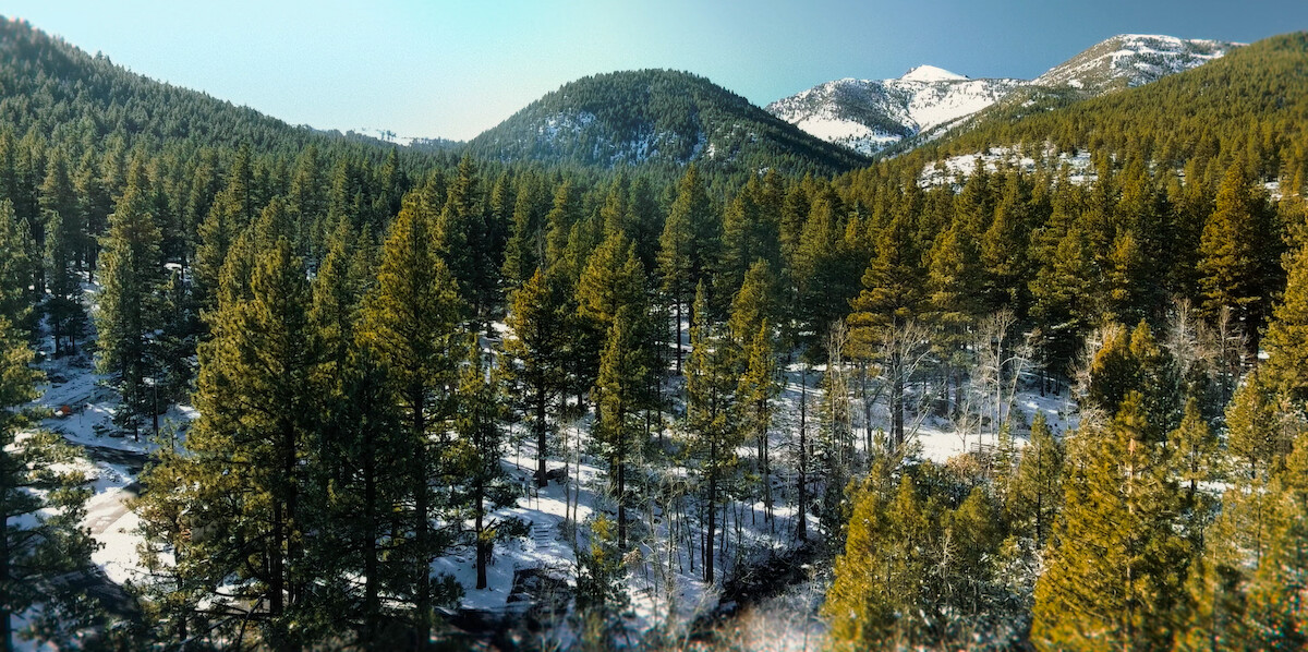The Adirondack mountain range