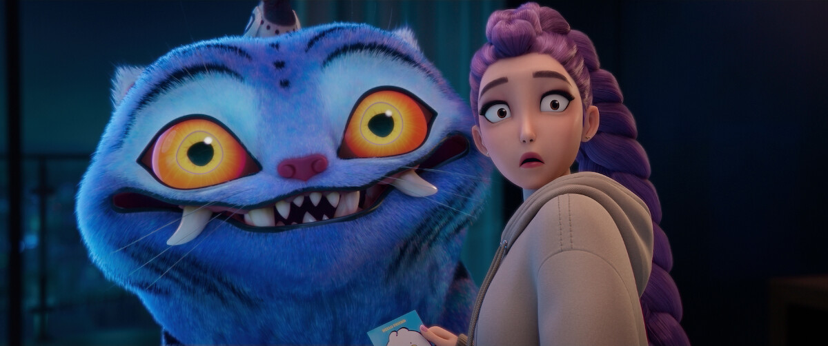 Tigre Derpy e Rumi em ‘Guerreiras do K-Pop’