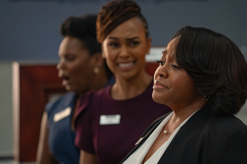 Ashley Versher as Tessa George and Sherri Shepherd as Nicole in 'Straw.'
