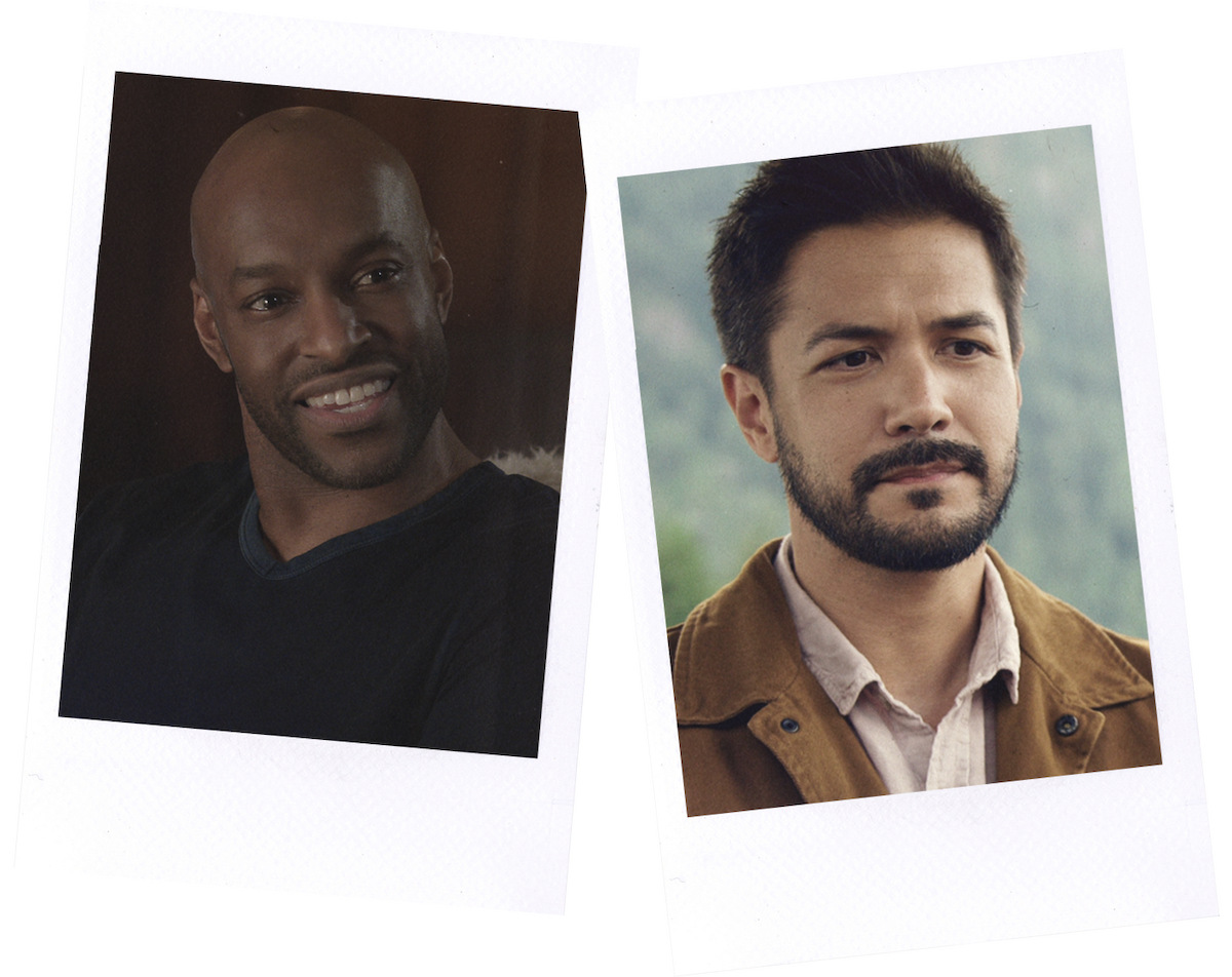 Polaroid shots of Colin Lawrence as John “Preacher” Middleton and Benjamin Hollingsworth as Dan Brady