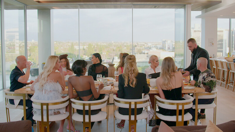 Brett Oppenheim, Emma Hernan, Chelsea Lazkani, Bre Tiesi, Mary Fitzgerald, and Jason Oppenheim