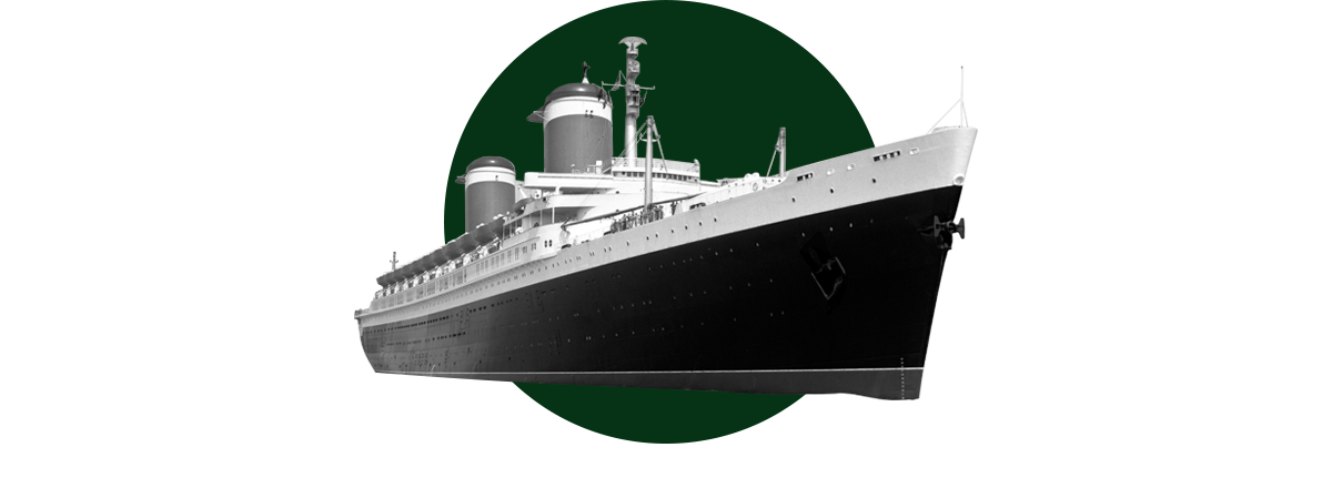 A view of a ship