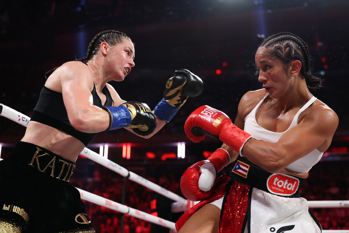 Katie Taylor and Amanda Serrano