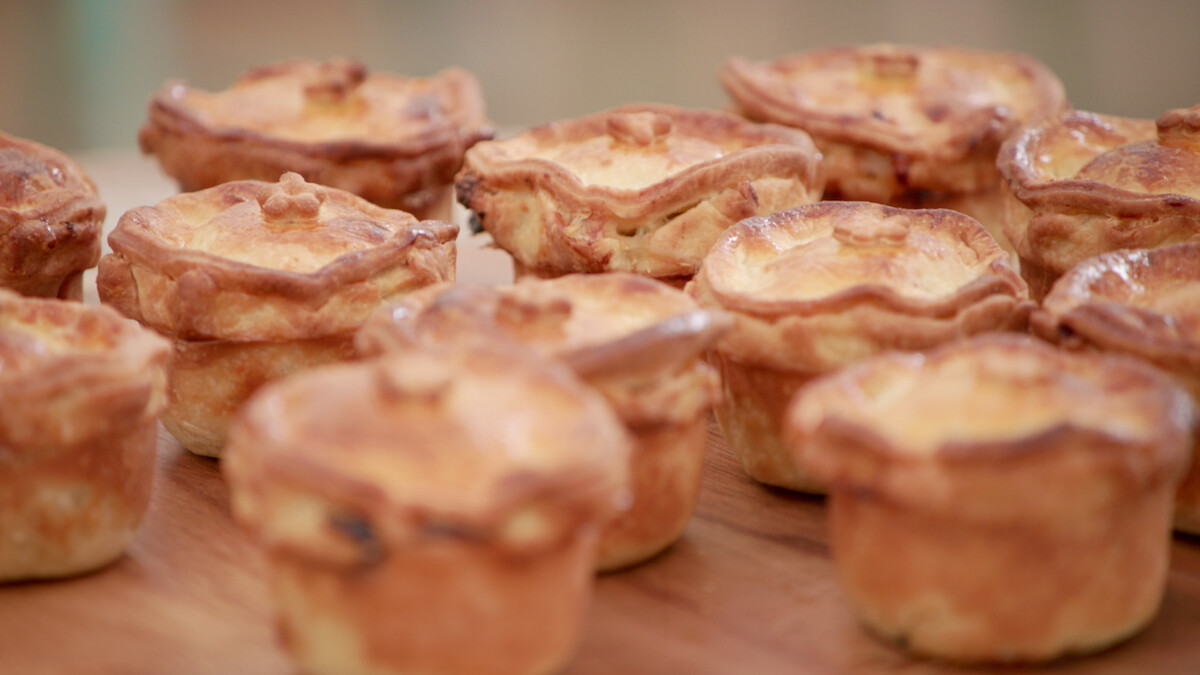 Small muffin-shaped pies from collection 11 of ‘The Great British Baking Show’