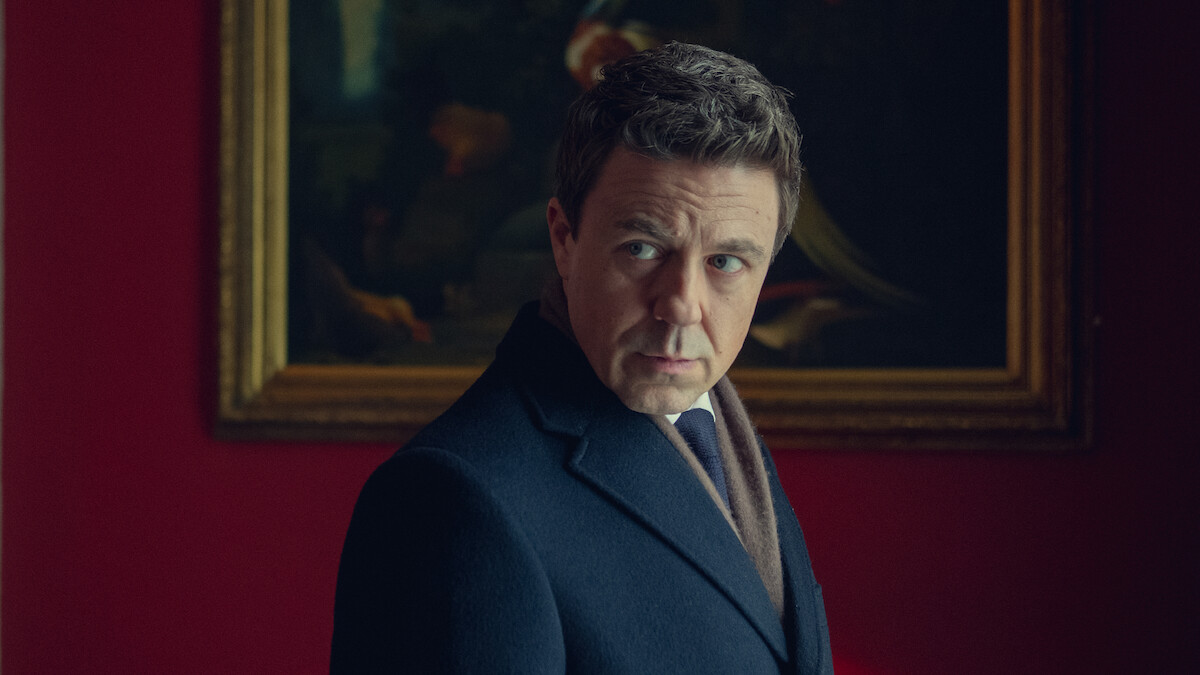 Andrew Buchan as Wallace Webb in ‘Black Doves’ Season 1.