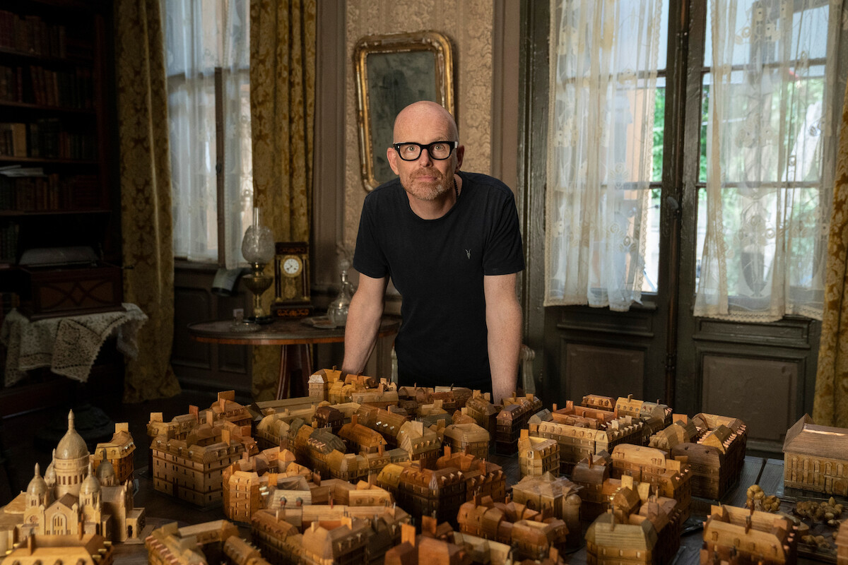 Production Designer, Simon Elliott on the set of All the Light We Cannot See.