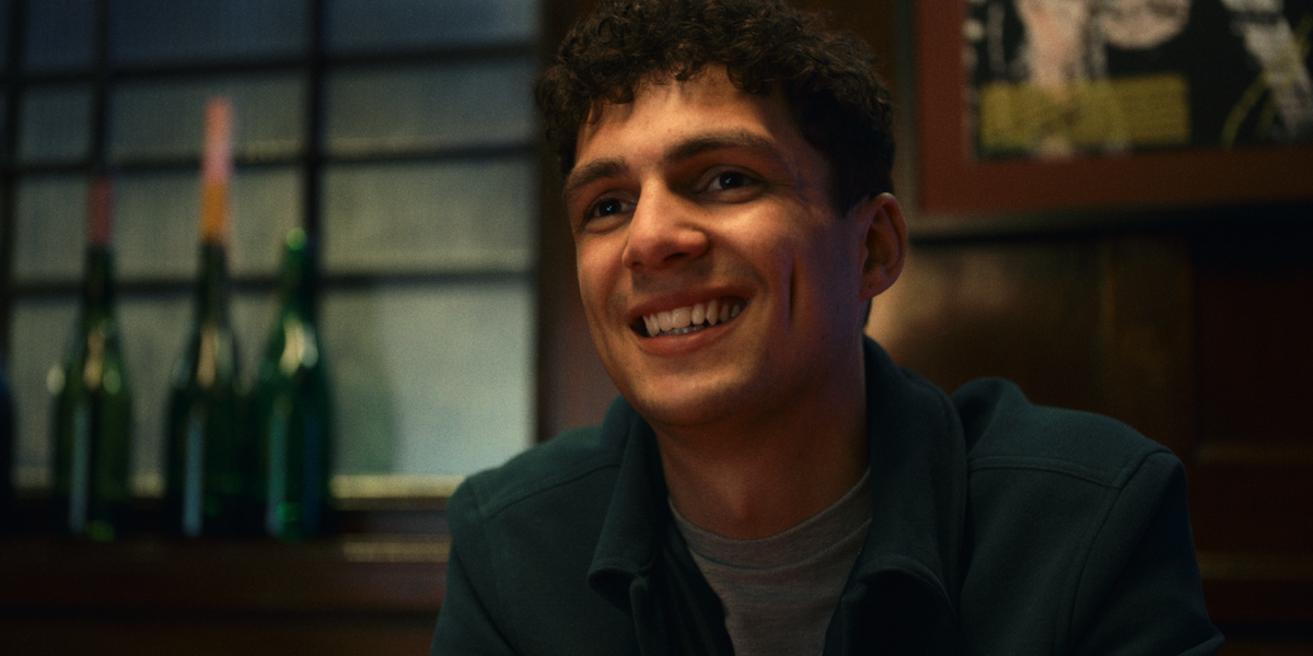 Robert Akodoto as Theo smiles in Season 1 of ‘Everything Now.’