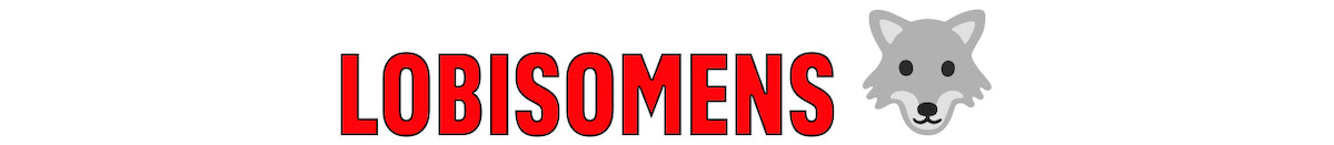 Lettering vermelho diz “lobisomens”