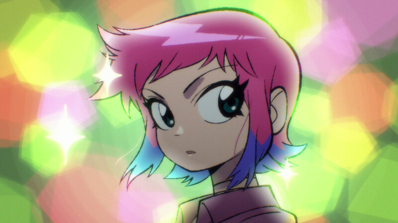 Mary Elizabeth Winstead as Ramona Flowers in Scott Pilgrim Takes Off. 