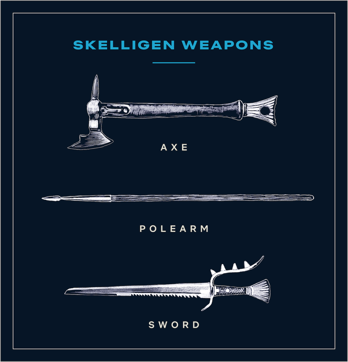 Skelligen weapons in ‘The Witcher’