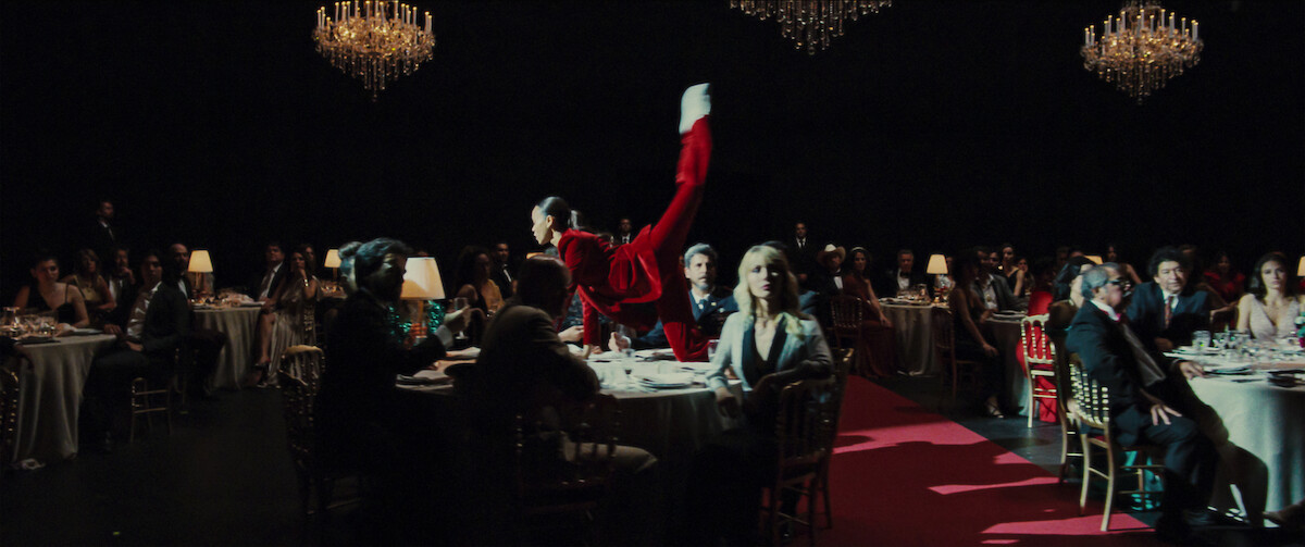 Zoe Saldana performs in 'Emilia Pérez.'