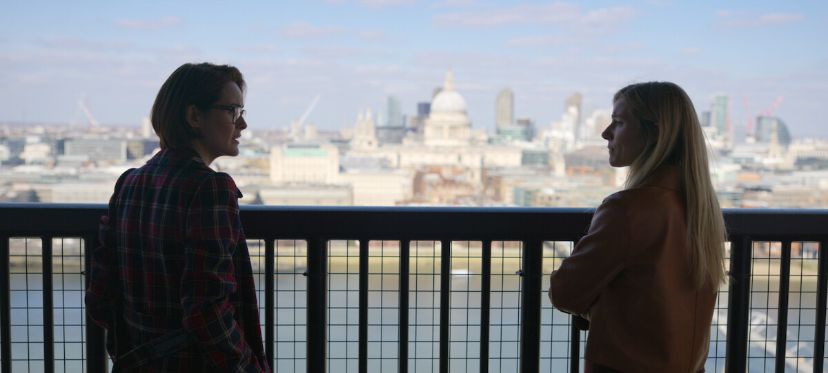 Kate Woodcroft and Sophie Whitehouse meet in the finale of Anatomy of a Scandal. 