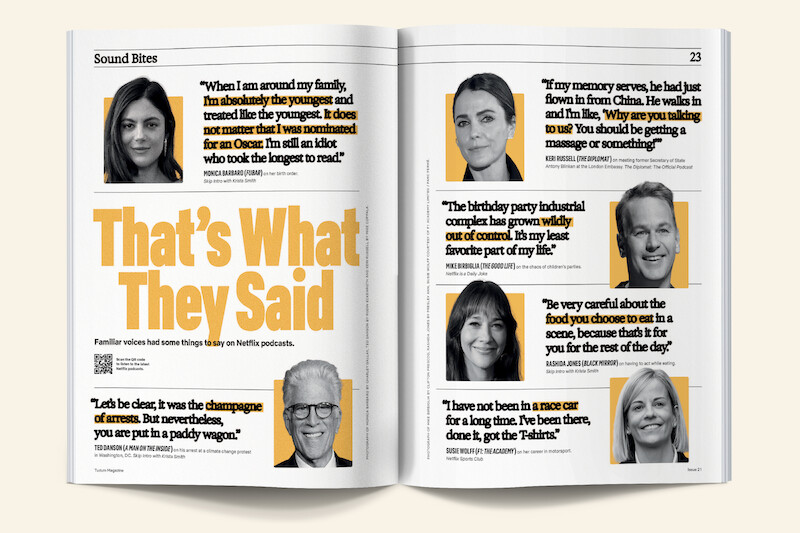 Issue spread of podcast quotes